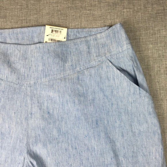 14W 16W 18W INC Wide Leg Chambray Pants Plus Size - Picture 3 of 6